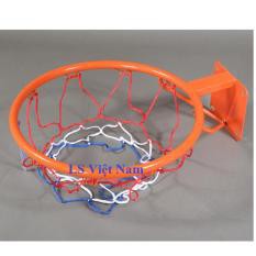 Khung Vành Bóng Rổ Sắt Kèm Lưới ,Sơn Tĩnh Điện Phù Hợp Bóng Cỡ 6,7