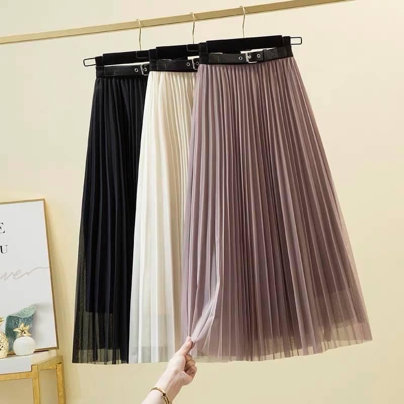Chân Váy Xếp Ly Lưới với chất mềm mại đem lại sự thoải mái cho các nàng | BigBuy360 - bigbuy360.vn
