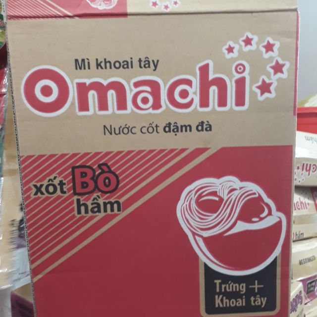 Mì Omachi bò, sườn