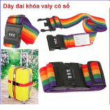 Dây Đai Vali Khóa Số Chống Trộm Bảo Vệ Hành Lý Siêu Bền