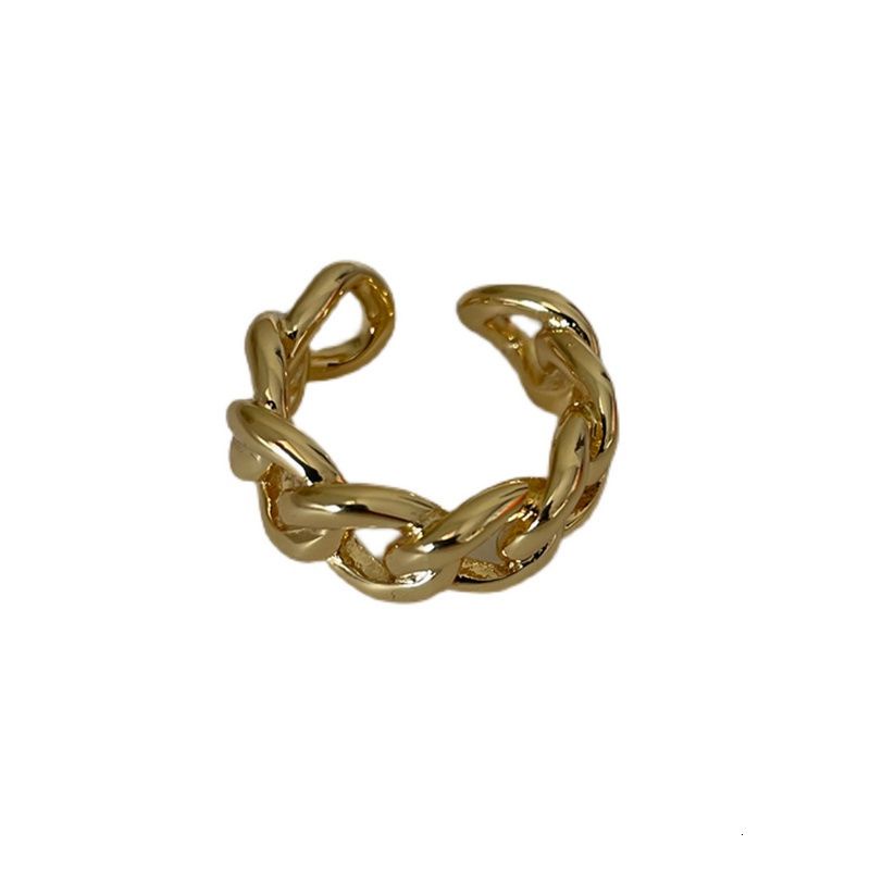 Nhẫn đeo tay kim loại thiết kế đơn giản phong cách thời trang hip hop