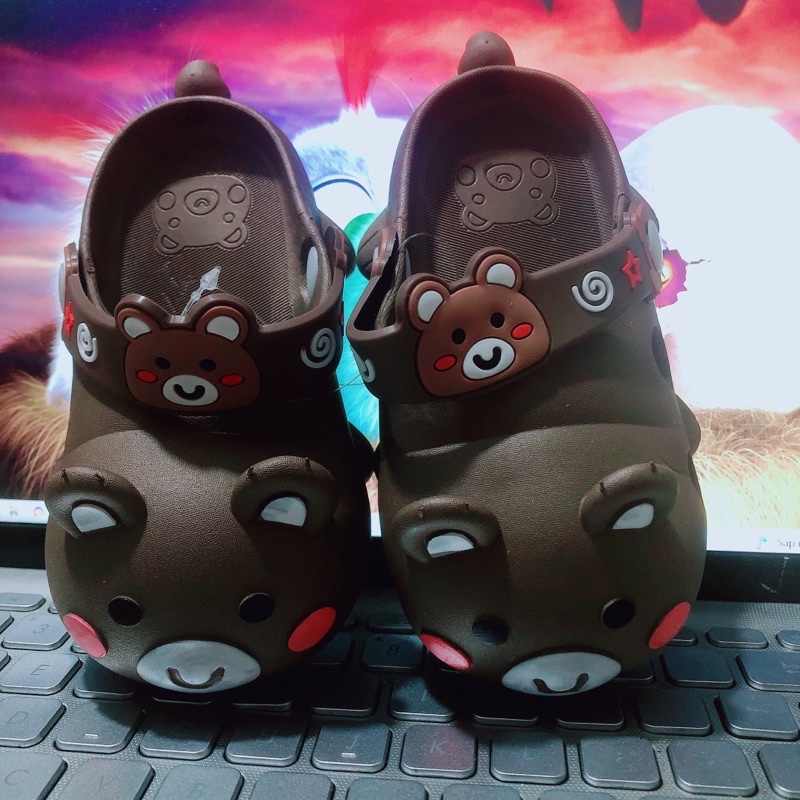 Dép sục cross hình HEO cho bé trai bé gái thời trang siêu nhẹ mềm chống trơn trượt