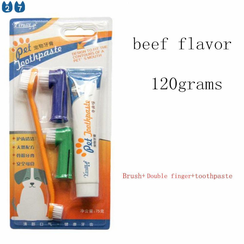 Kem Đánh Răng Và Chăm Sóc Răng Miệng Chó Mèo 2 Vị Vanilla Và Ong