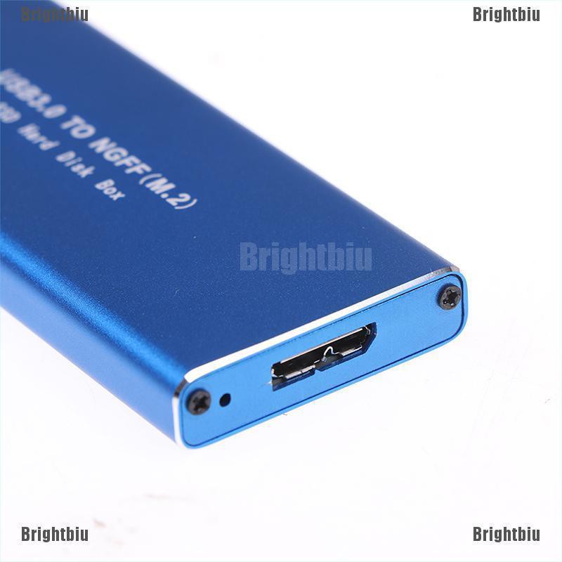 (hàng Mới Về) Vỏ Ổ Cứng Ssd M2 Ssd M.2 Sang Usb 3.0 Cho Ngff Sata Ssd Disk