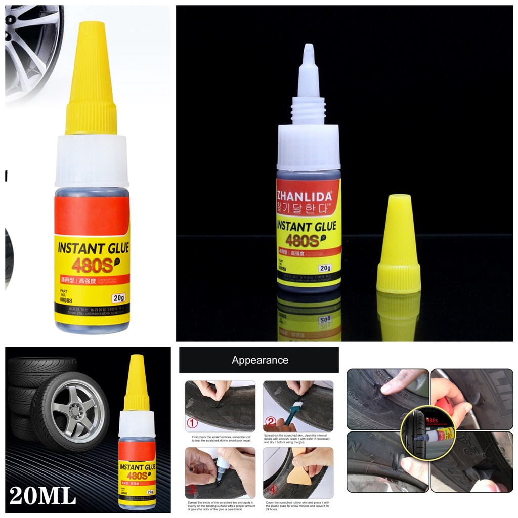 Keo dán sửa lốp ô tô xe máy bị rách đa năng siêu chắc như mới