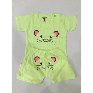 Bộ đồ cộc tay in hình - combo 5 bộ