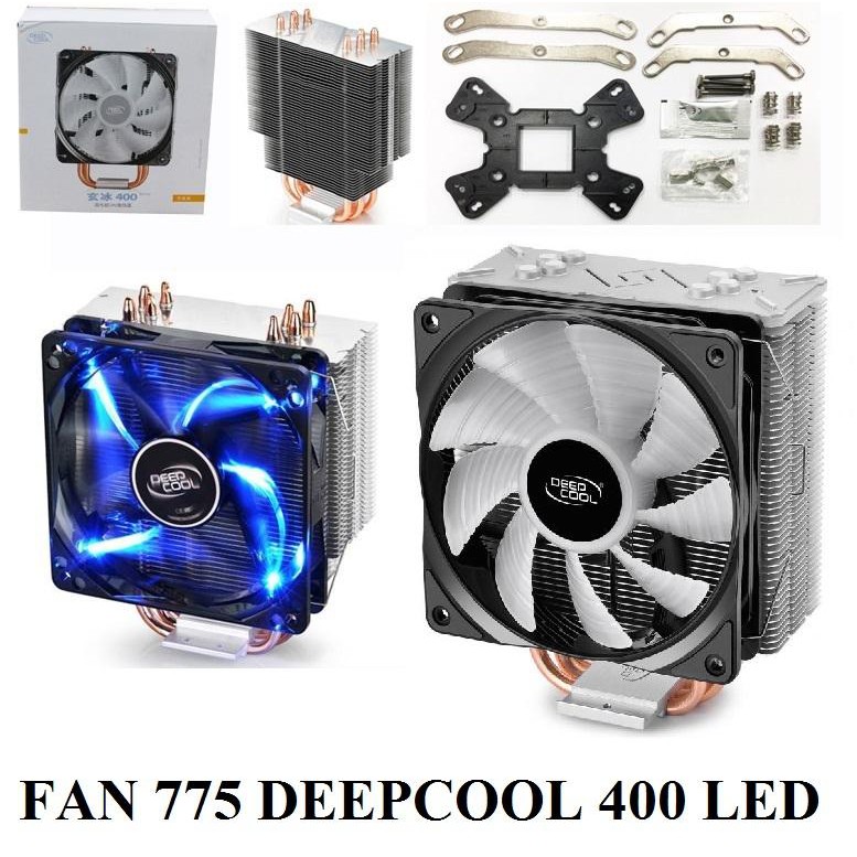 quạt tản nhiệt CPU thông minh đa chức năng Deep Cool 400 CPU hỗ trợ ống dẫn nhiệt AM4 / 4 có kem keo tản nhiệt