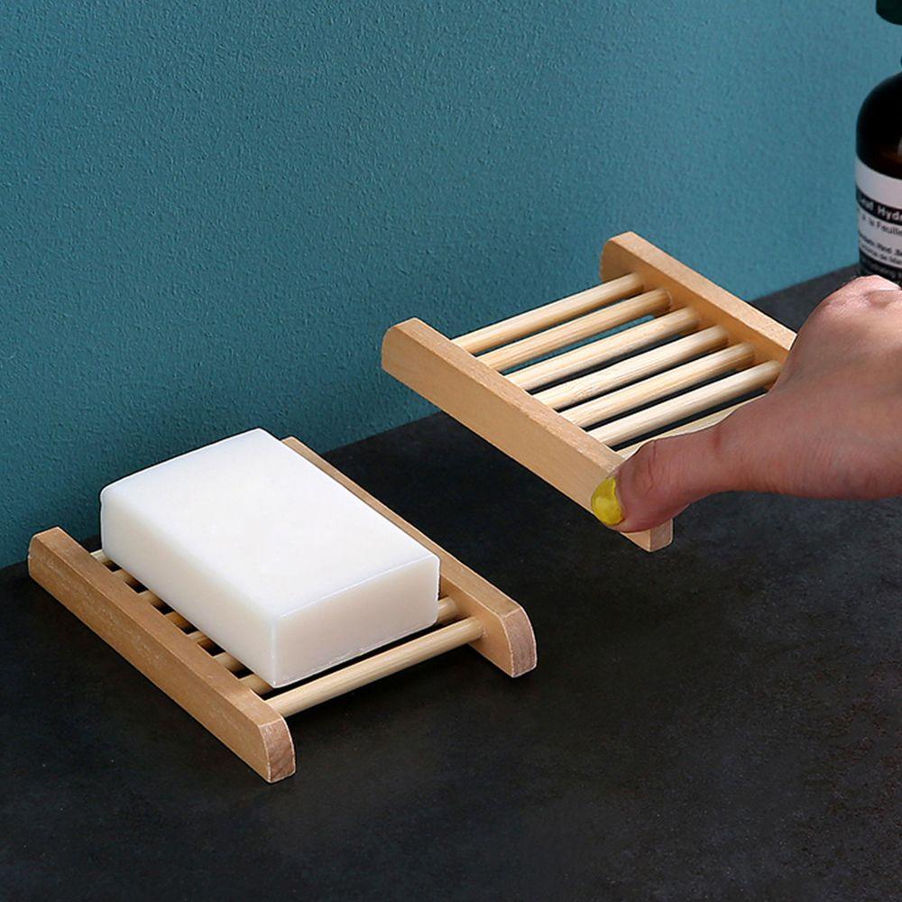 Giá Đỡ Xà Phòng Bằng Gỗ Tre Tiện Dụng Cho Phòng Tắm
