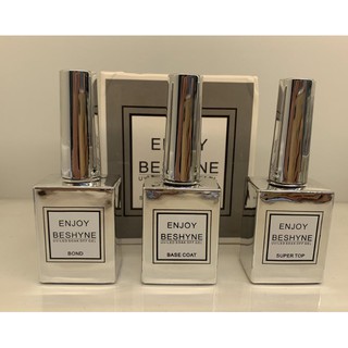 Bộ 3 Base Top Bonder Enjoy Siêu Bóng và Bền (Bộ 3 Chai)