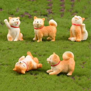 Chó shiba mini - Phụ kiện tiểu cảnh sen đá