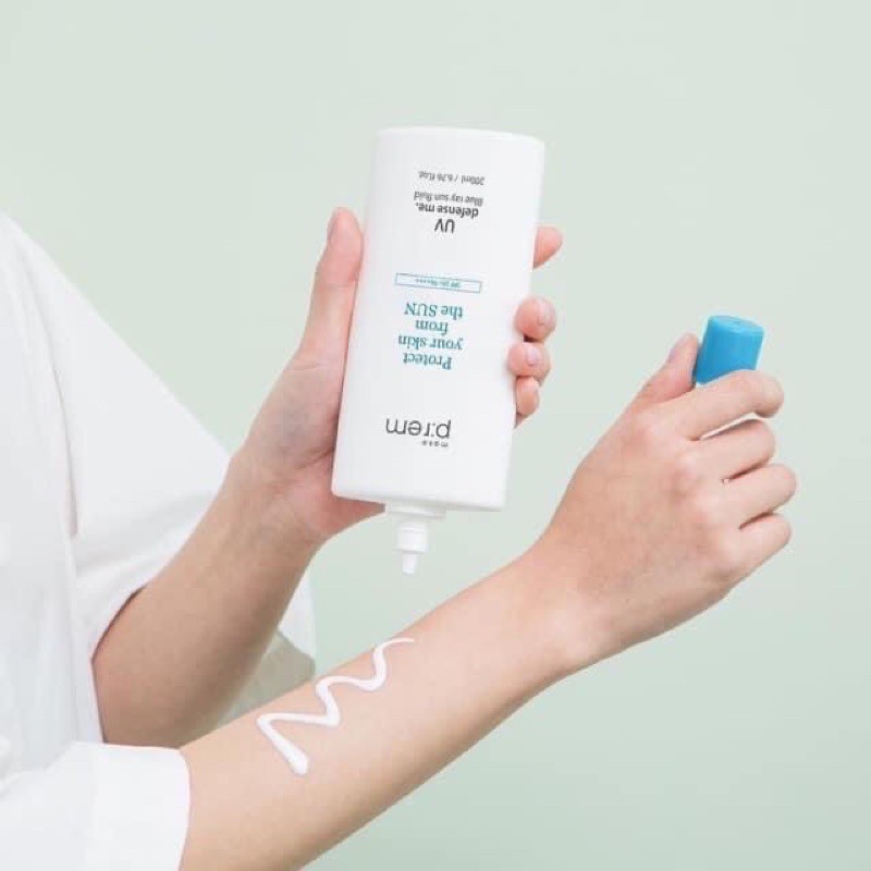 KEM CHỐNG NẮNG MAKE PREM DẠNG SỮA FLUID BLUE RAY SUN 200ml | BigBuy360 - bigbuy360.vn