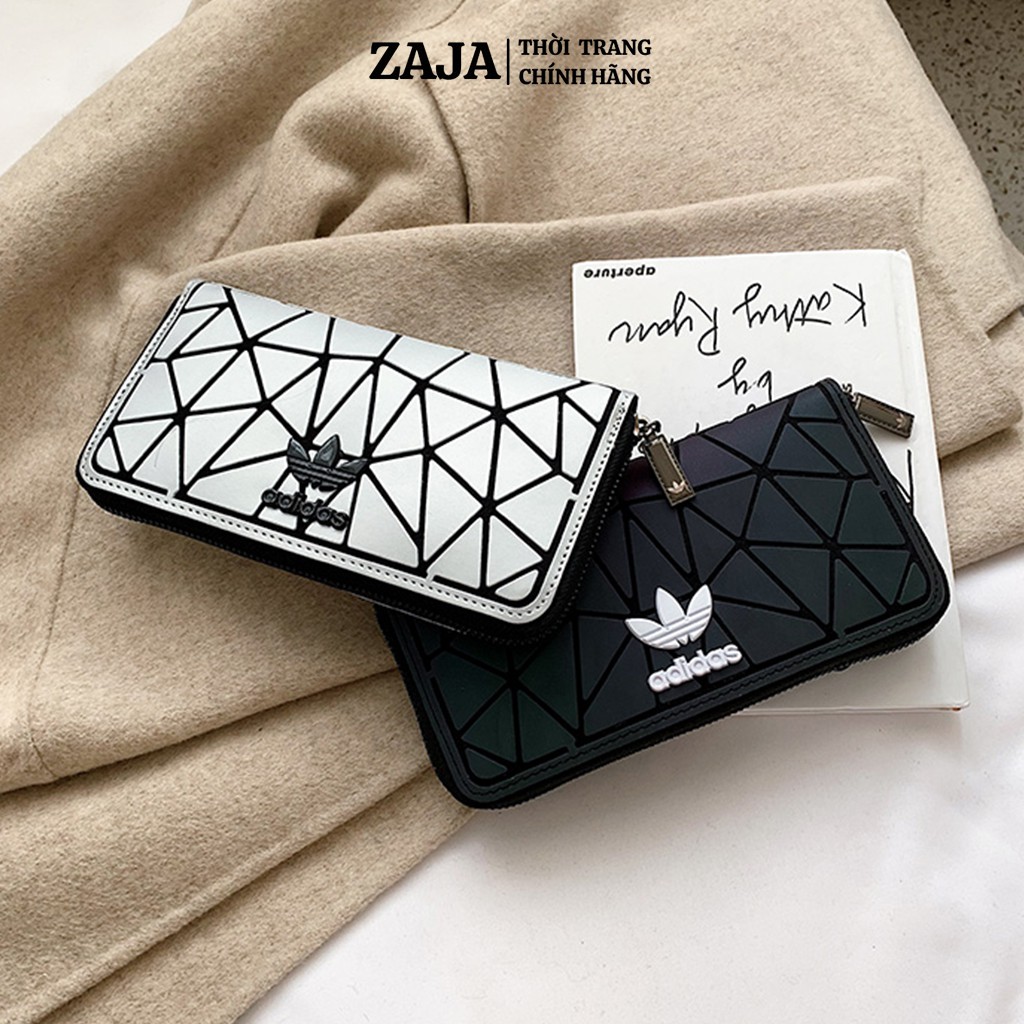 Ví dài cầm tay nữ phản quang dáng dài khóa kéo cao cấp cá tính nhiều ngăn tiện dụng đựng card đựng thẻ Z-1503