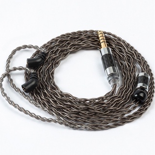 Blon BL05 bl-05 bl03 Cáp nâng cấp tùy chỉnh chính thức Cáp nâng cấp đồng mạ bạc 4 lõi 3,5 mm
