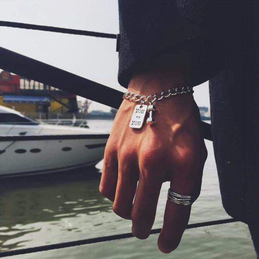 Vòng Tay Chuỗi Hạt Phong Cách Hip Hop Punk Cho Nam Và Nữ