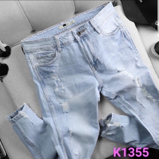 Quần Jean Nam [FREESHIP - HÀNG CAO CẤP] Quần Jean Nam Chất Bò/Quần Jean Ôm Dáng body AD442