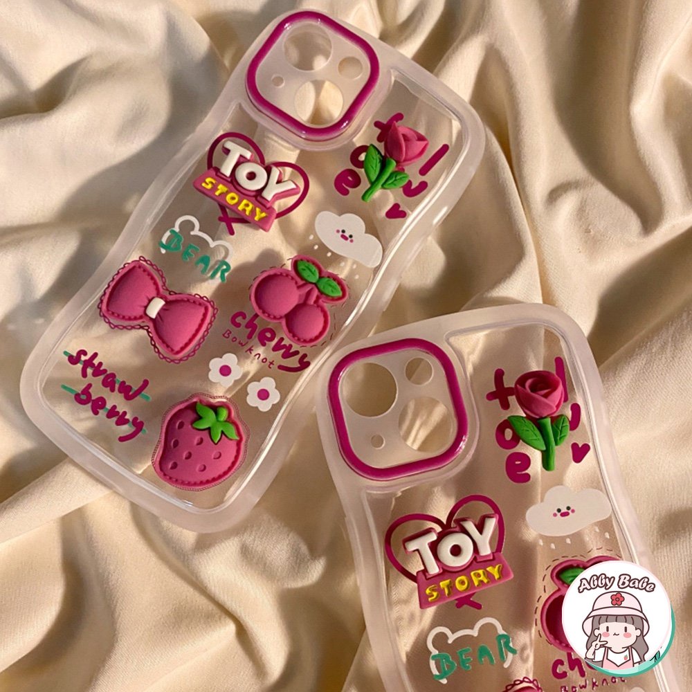 Ốp Điện Thoại TPU Mềm Chống Sốc Hình Hoa Nơ 3D Cho Iphone 14 Pro Max 11 7Plus 13 12 11 Pro Max X XS 12 13 XR