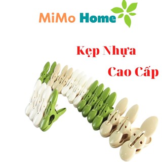 Kẹp quần áo hình củ lạc loại 1, kẹp có răng cưa, màu sắc trang nhã, chịu nhiệt tốt