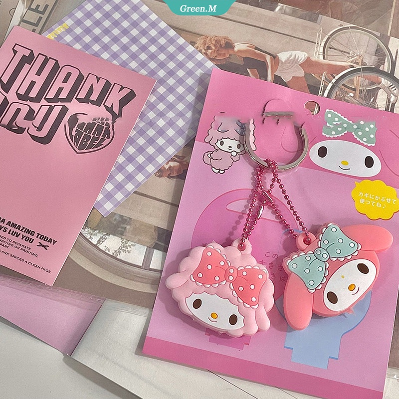 Móc Khóa Gắn Ba Lô Bằng Silicon Họa Tiết Hoạt Hình Dễ Thương Bắt Mắt