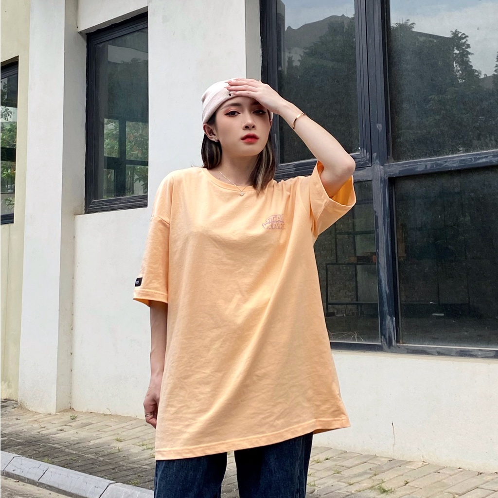 Áo Thun BOO Unisex Dáng Cơ Bản, 100% Cotton Cao Cấp In Logo Starwars