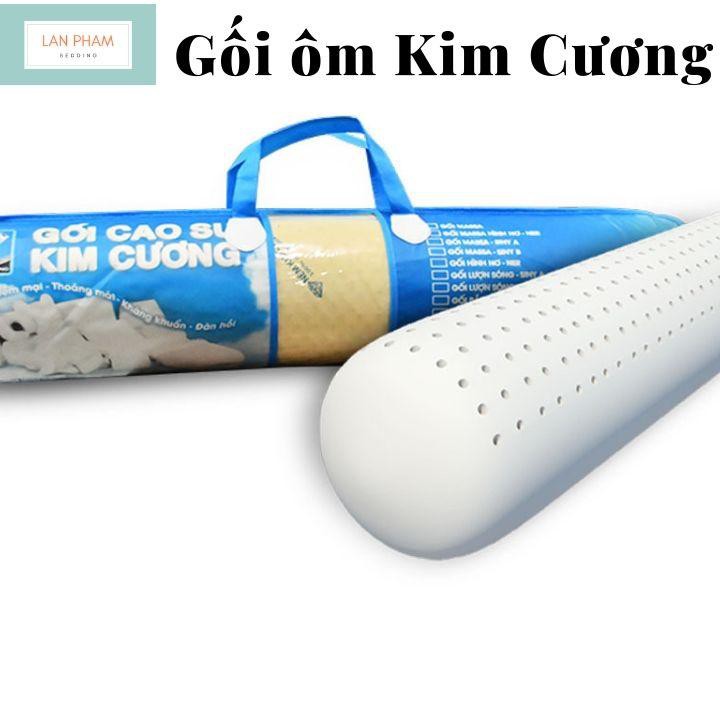 Gối Ôm Cao Su Kim Cương Cao Cấp 100% Cao Su Thiên Nhiên Lan Pham