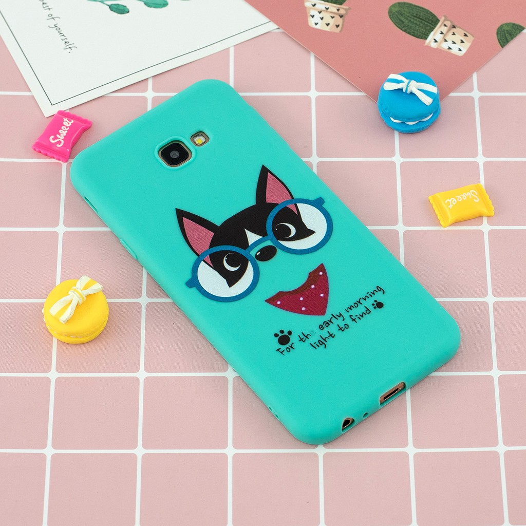 For Samsung A3 A5 A7 2017 cute Soft TPU case