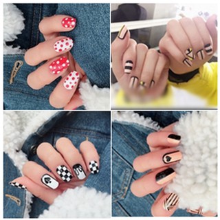 Miếng dán móng tay Silicon - Nail Wraps (14 miếng dán khô)