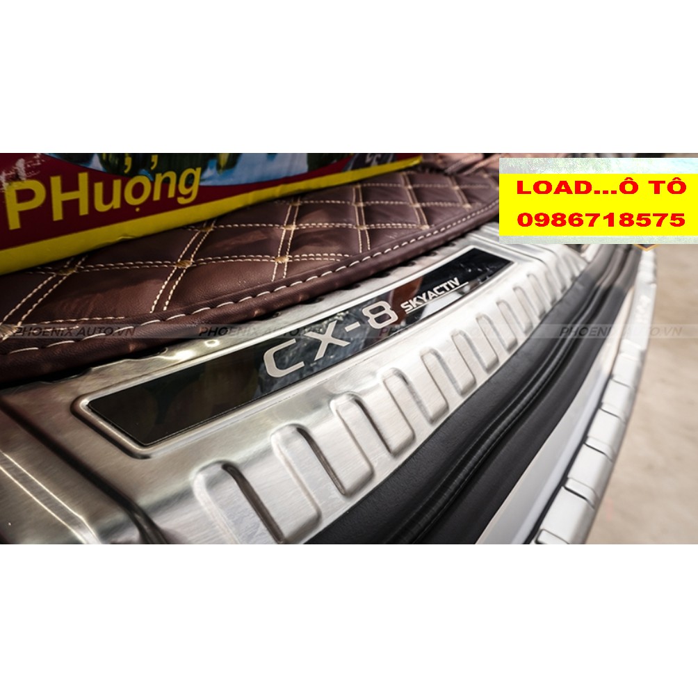 Chống Cốp Trong Và Ngoài Mazda CX8 2022-2019 Chất Liệu Inox Cao Cấp