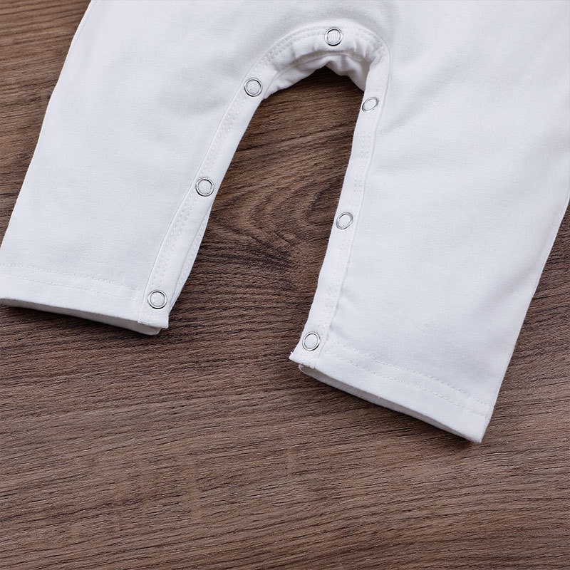 Body Tay Dài Cho Bé Trai Bé Gái Sơ Sinh 0-24 Tháng,Bodysuit Liền Thân Trần Bông Quần Áo Cho Bé