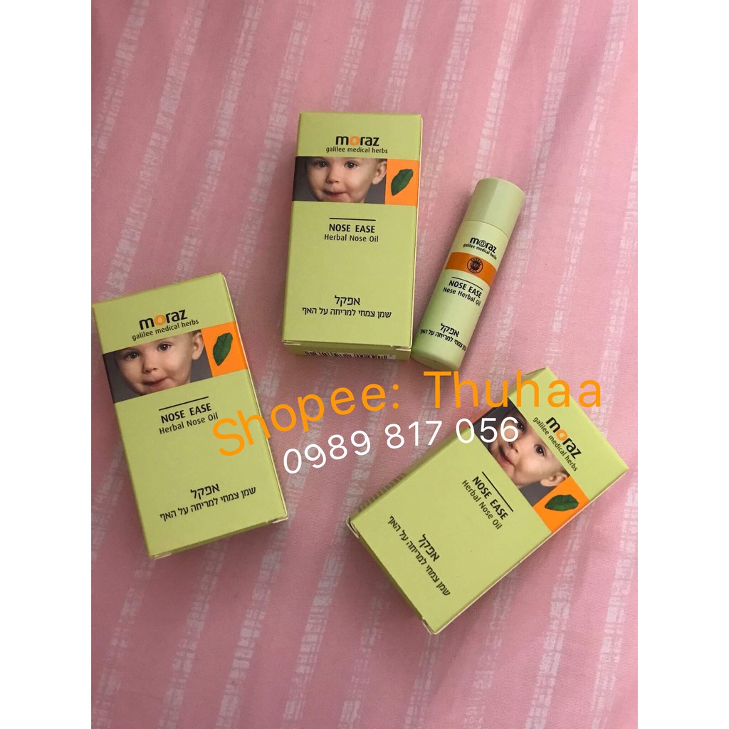 MORAZ NOSE EASE  Dầu chống nghẹt mũi, sổ mũi
