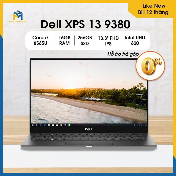 Laptop Dell XPS 13 9380 i7-8565U | Ram 16GB | SSD 512GB | 13.3" FHD IPS | Like New