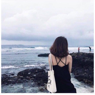 VÁY MAXI 2 DÂY ĐAN LƯNG HOT