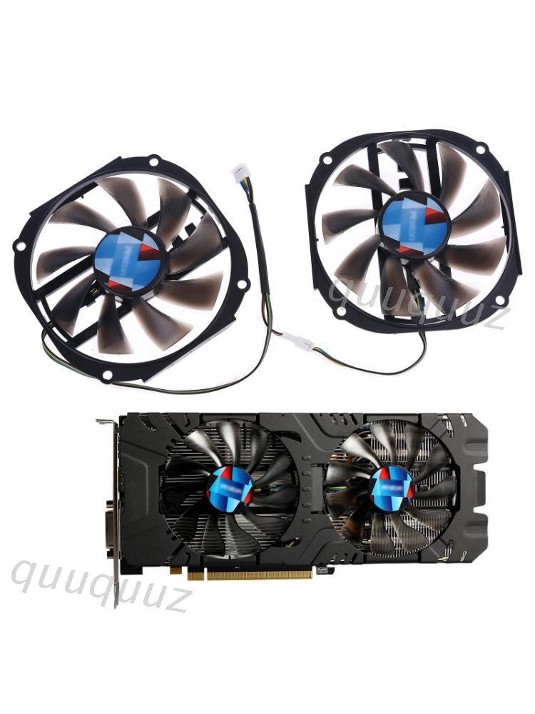 Bộ 2 Quạt Tản Nhiệt 95mm 4gb Gpu Cho Yeston Rx480 570 580