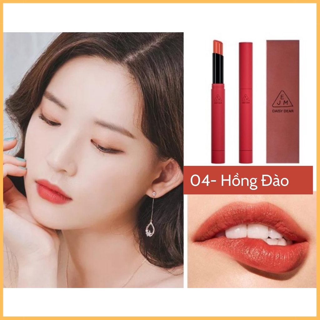 Son Lì Daisy Dear Son Nội Địa Trung Dạng Ống Nhỏ Tông Màu Đậm Chất Nhung Mịn Bền Màu Lâu Trôi 3.2g-AnnA.40.Cosmetic