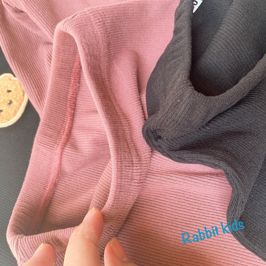 Đồ Bộ Dài Tay Cho Bé Trai Bé Gái💝FREESHIP💝Rabbit Kids-Quần Áo Thu Đông Trẻ Em 10-25kg Len Bông Nhung Dày Dặn Mềm Mịn