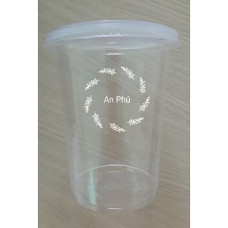 Ly Nhựa Khổng Lồ 1 lít 800ml 1000ml gồm nắp đựng nước mía bắp rang bơ