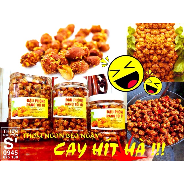 1KG ĐẬU PHỘNG RANG TỎI ỚT