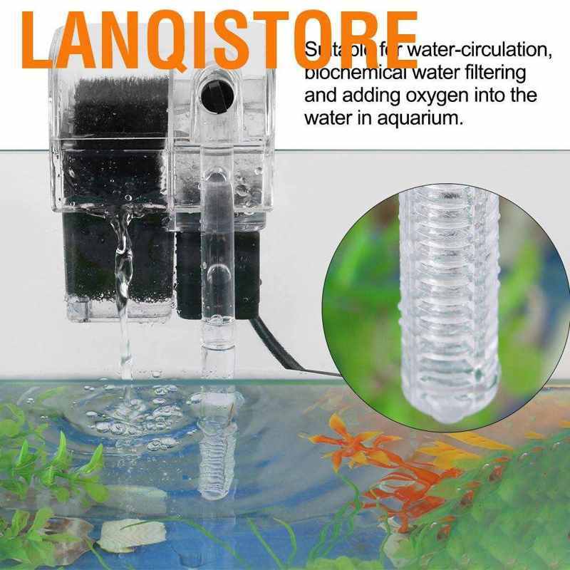 Máy lọc nước mini Lanqistore tiết kiệm năng lượng 50%+ cho bể cá cảnh tiện dụng chất lượng cao