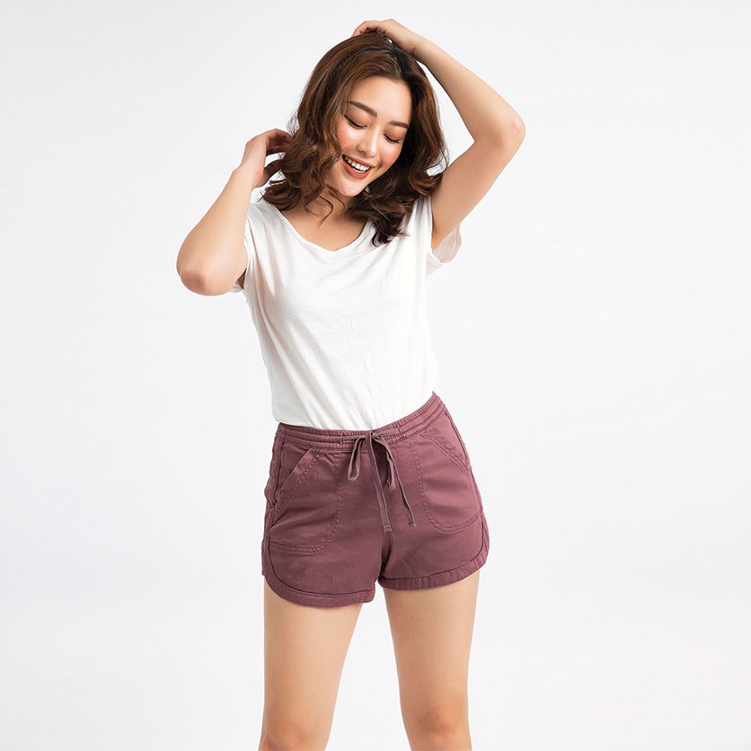 Quần short thể thao nữ cạp chun Runnavy - Unionbay SO01, sooc co giãn có form lớn big size to | BigBuy360 - bigbuy360.vn