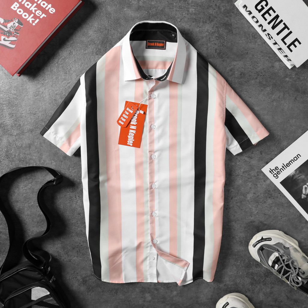 Áo sơ mi lụa cao cấp Brook N Kepler phong cách tươi trẻ, phóng khoáng 3349