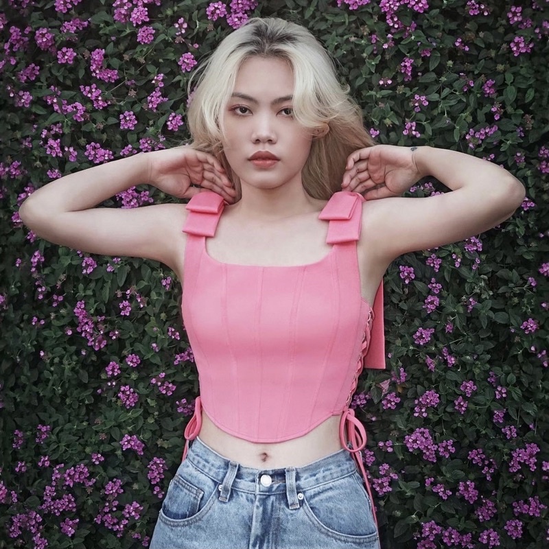 Áo Thun Corset phối nơ ROSA Top REVEUSE Label