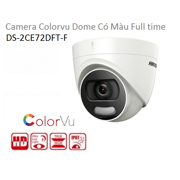 Trọn Bộ Camera Có Màu Ban Đêm Hikvision Full HD 1080p 2MP - Chuyên Lắp Cho Nhà Xưởng, Khu Phố, Khu Dân Cư