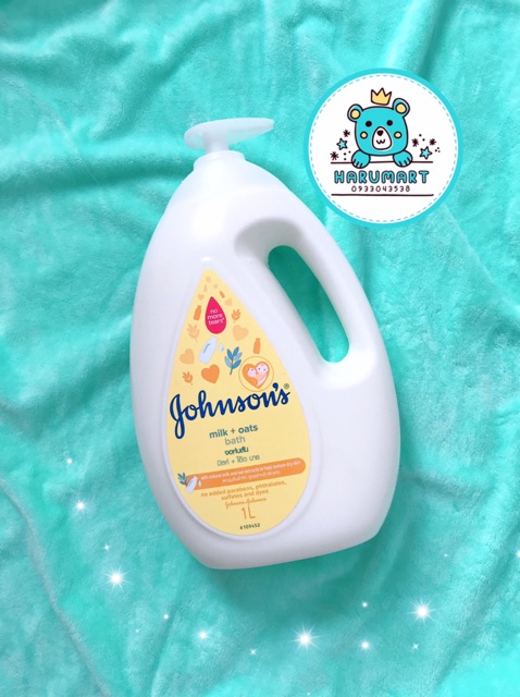 Sữa tắm Johnson’s Baby chứa sữa và gạo sữa và yến mạch 1000ml