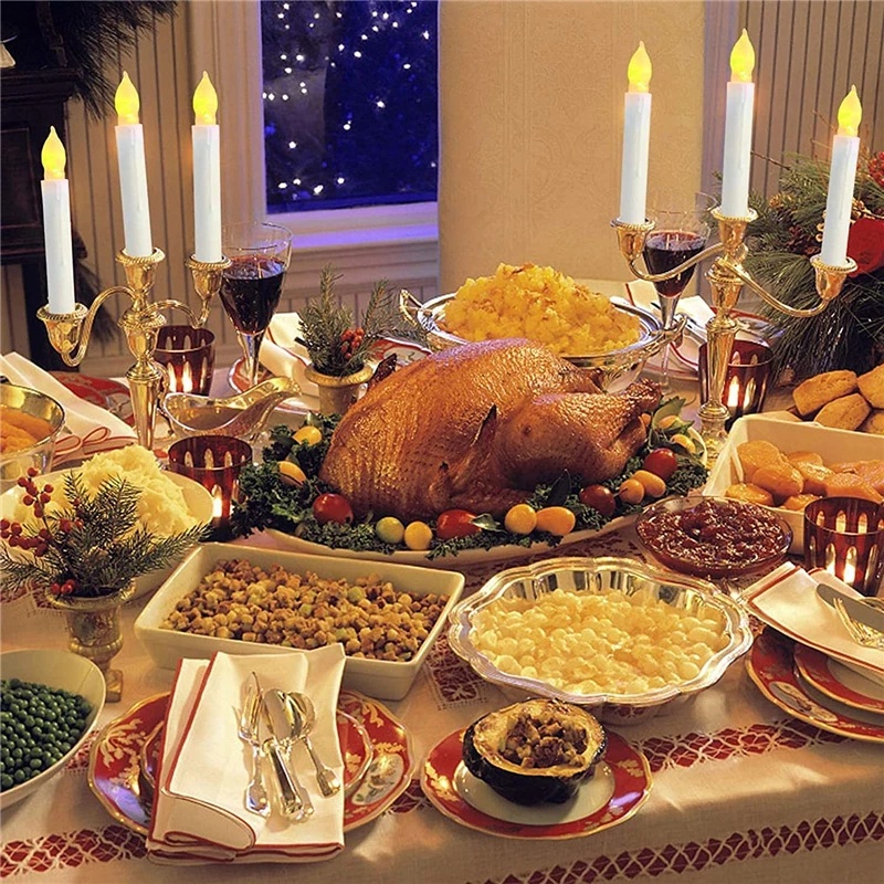 Đèn Led Nến Dài Chạy Bằng Pin