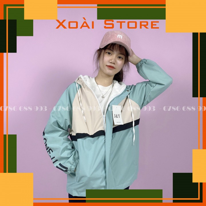 Áo khoác nữ cá tính cao cấp,chất gió tráng bạc chống mưa mùa đông đẹp XoaiXoaiStore | BigBuy360 - bigbuy360.vn