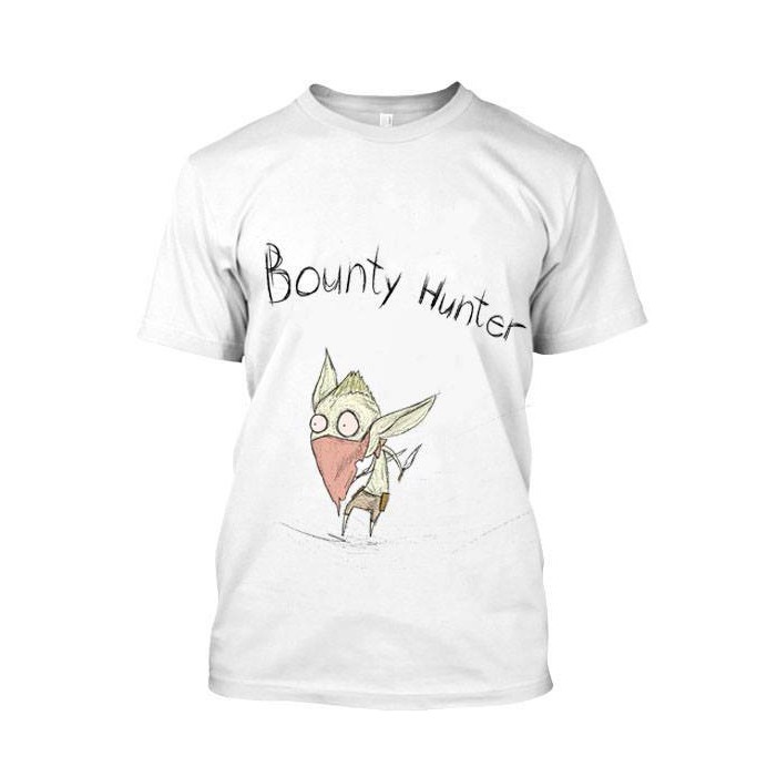 Áo thun trắng Dota 2 - Phong cách Don't Starve - Bounty Hunter