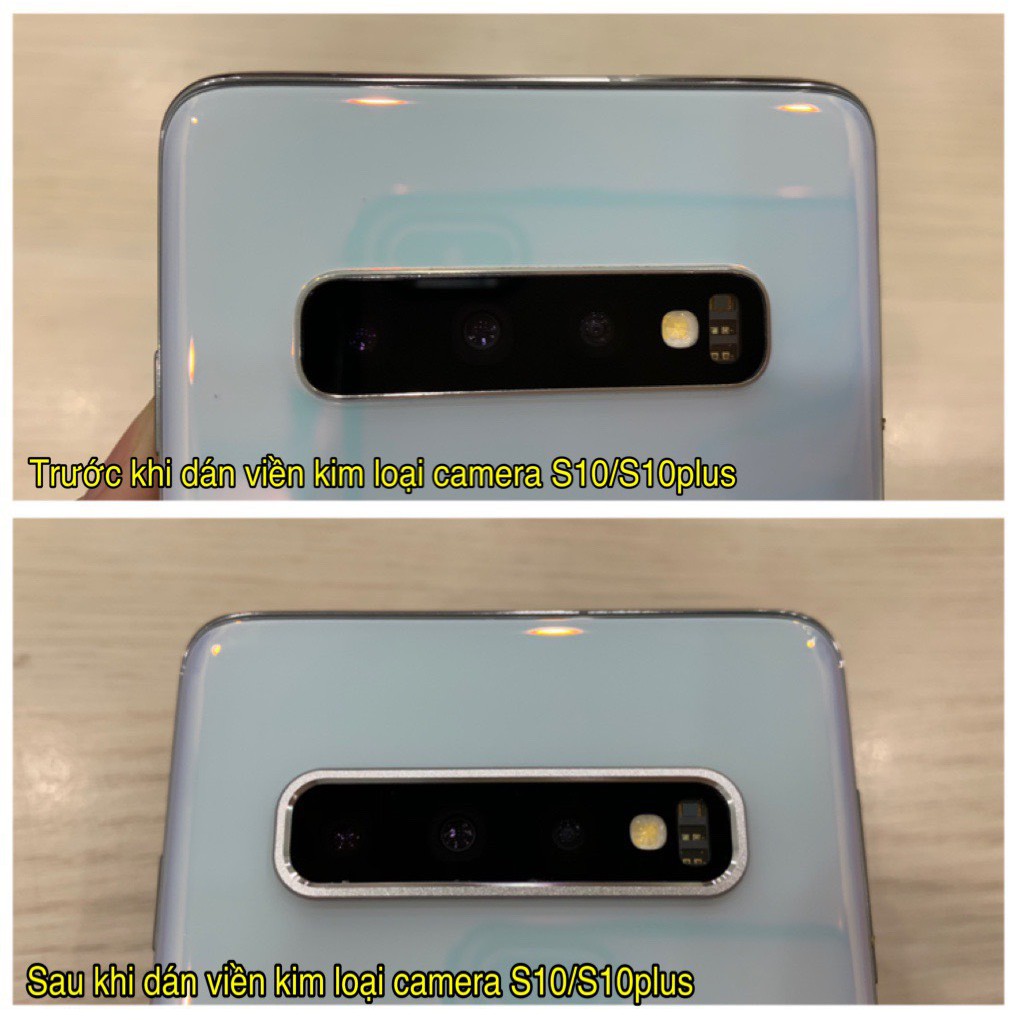 Dán chống trầy đặc biệt dành riêng cho camera + viền kim loại camera Samsung S10e/S10/S10plus/S10 5G