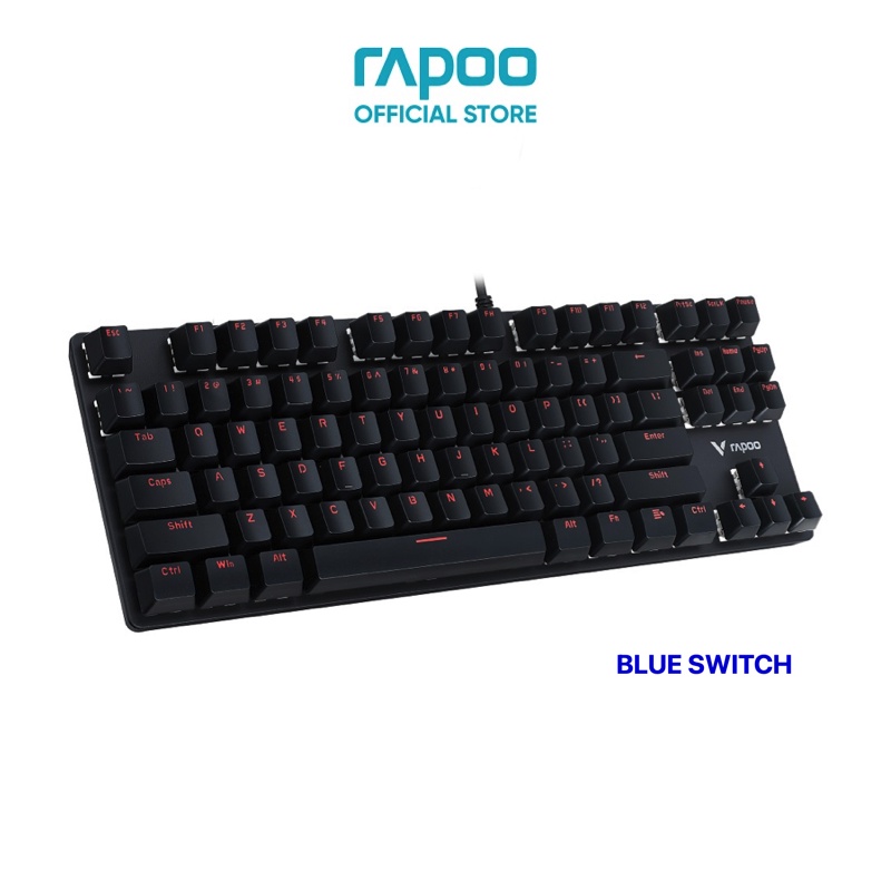 Bàn phím cơ chuyên game Rapoo V500 Alloy (Blue switch / Brown Switch)