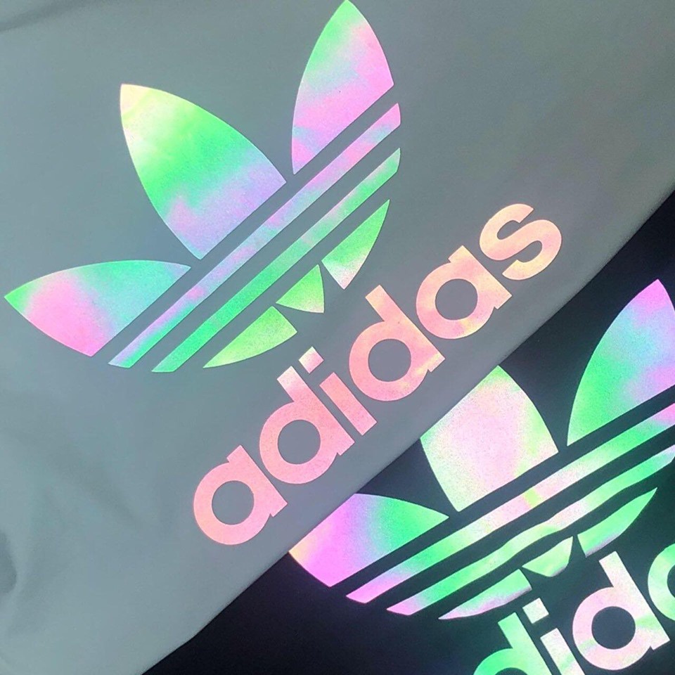 Logo Adidas hoa nhiều màu in áo tại nhà dễ dàng, có hướng dẫn in gửi kèm