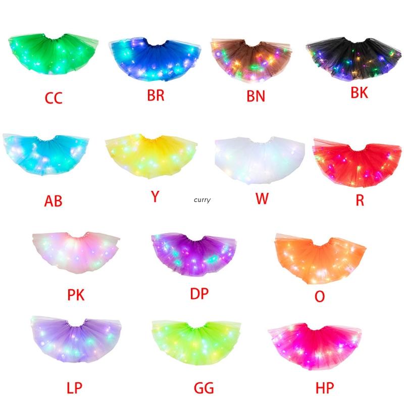 ✿ Đầm XòE ThắT Nơ Có ĐèN LED Cho Bé GáI