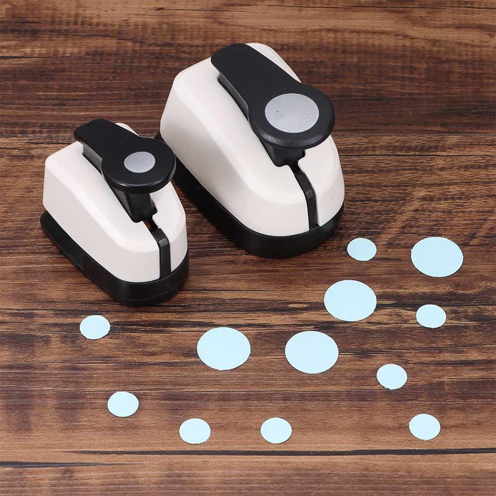 Thẻ Cắt Giấy Tròn Mini Màu Ngà Dùng Để Làm Đồ Thủ Công Cho Bé